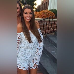 White Fox Romper